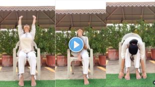 Suryanamaskar on Chair