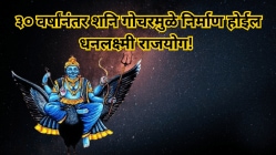 ३० वर्षांनंतर शनी गोचरमुळे निर्माण होईल धनलक्ष्मी राजयोग! ‘या’ राशींसाठी सुरू होणार सुवर्णकाळ, मिळणार स्वप्नातील नोकरी आणि अमाप संपत्ती!