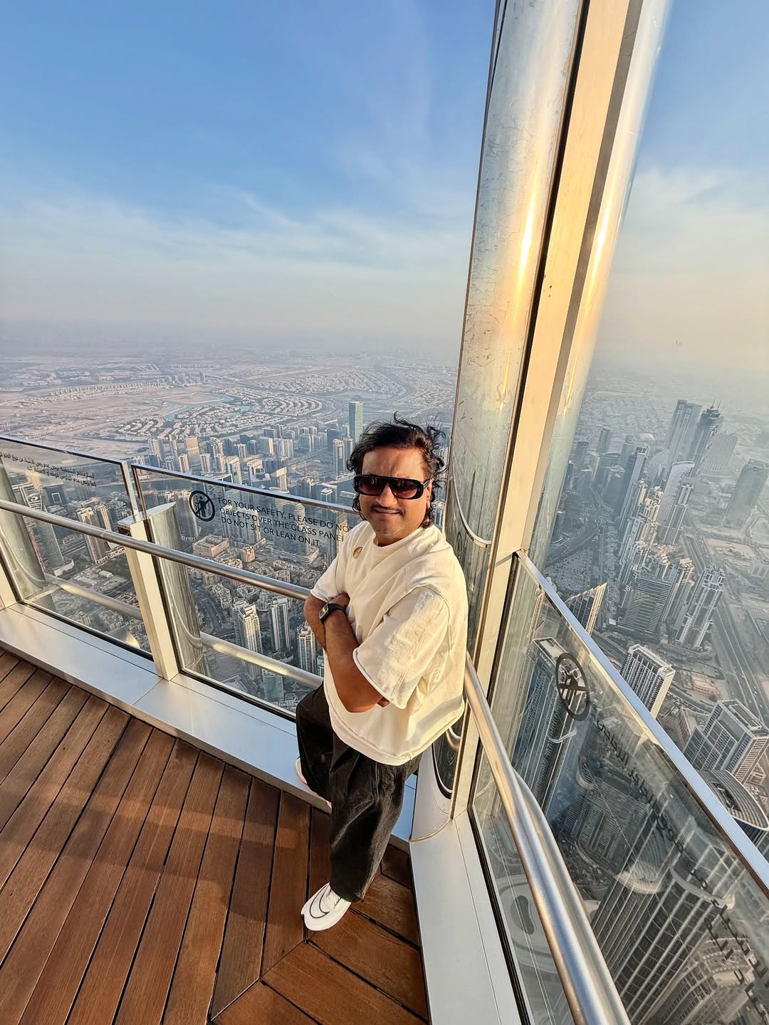 Ajay Gogawale Dubai Family Vacation Photos