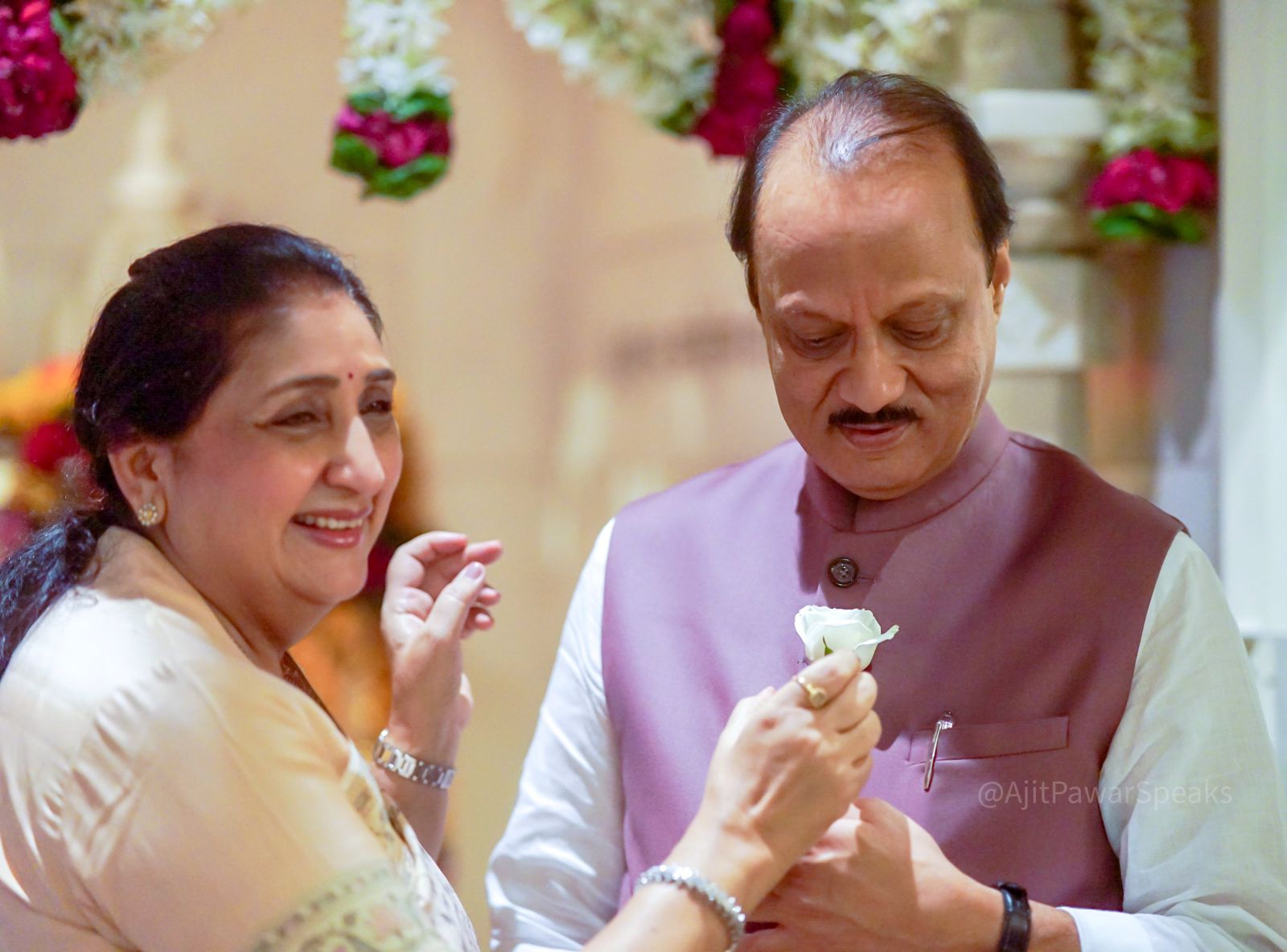 Ajit Pawar Birthday Wife Sunetra Pawar Post Viral