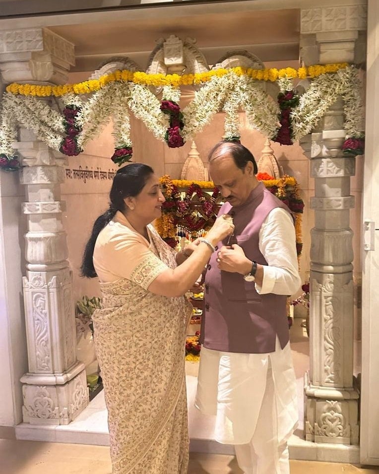 Ajit Pawar Birthday Wife Sunetra Pawar Post Viral