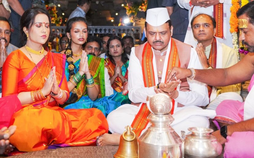 Amruta Fadnavis Ashadhi Ekadashi 2025 Look