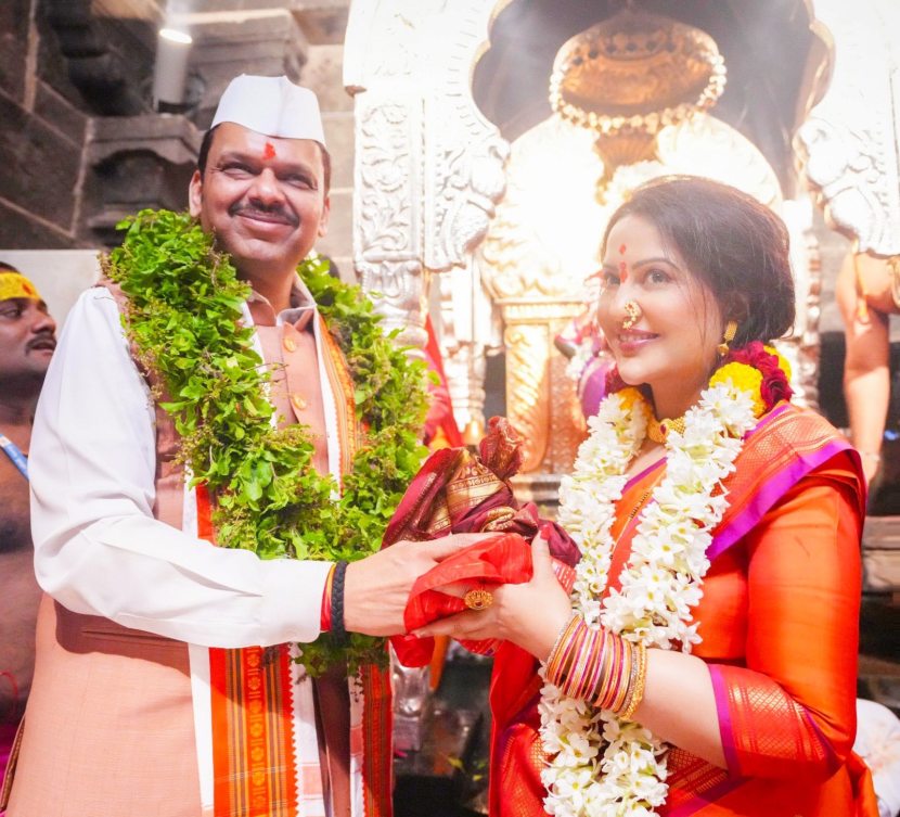 Amruta Fadnavis Ashadhi Ekadashi 2025 Look