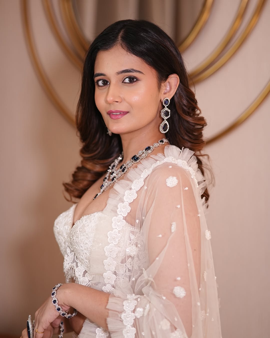 Anushka Pimputkar Purple Nauvari Saree Look