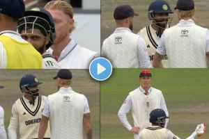 Ben Stokes Ravindra Jadeja Fight as India Refused England Draw Offer Video Viral IND vs ENG