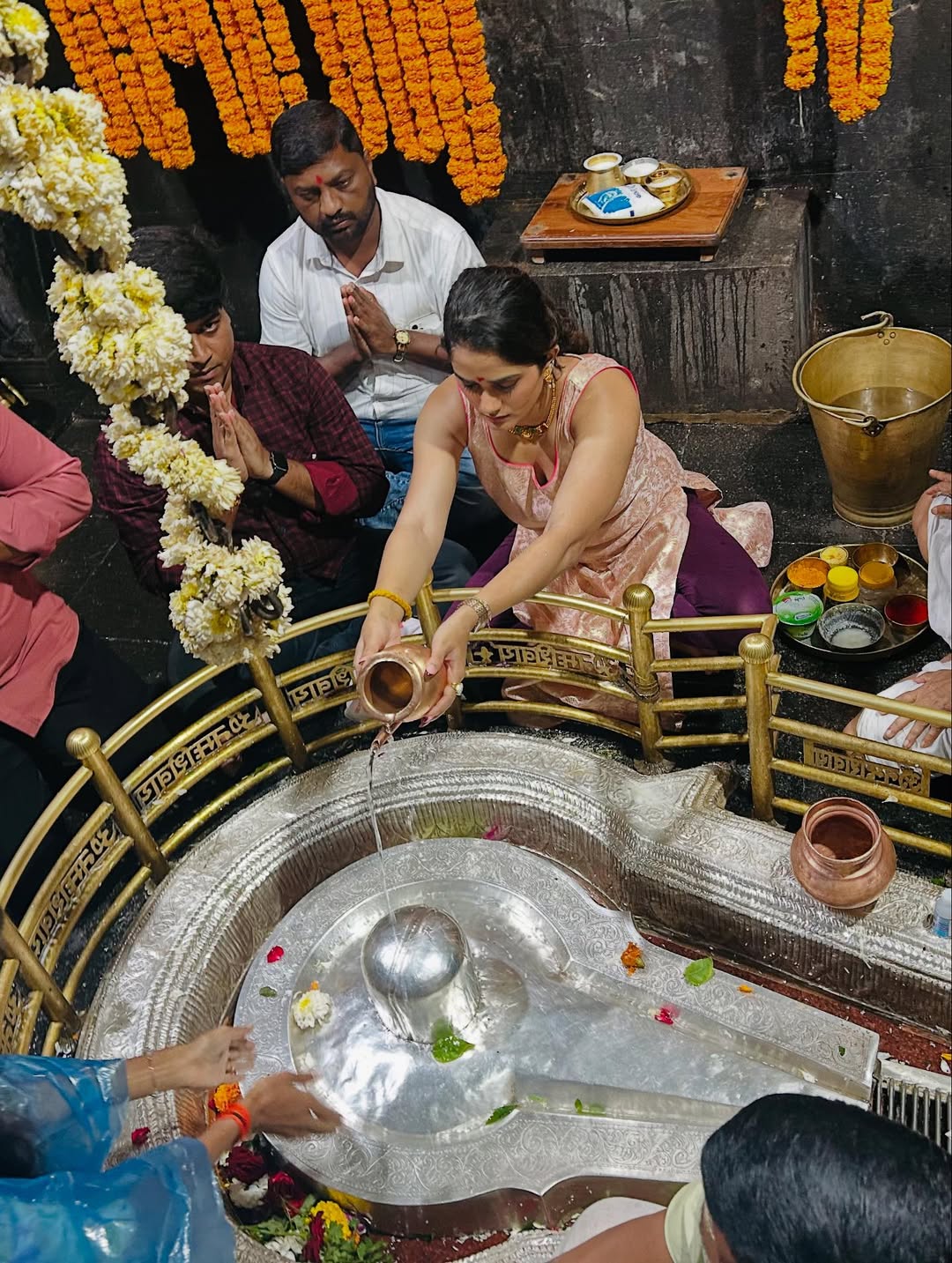 Bhagyashree mote shravani somvar bhimashankar darshan