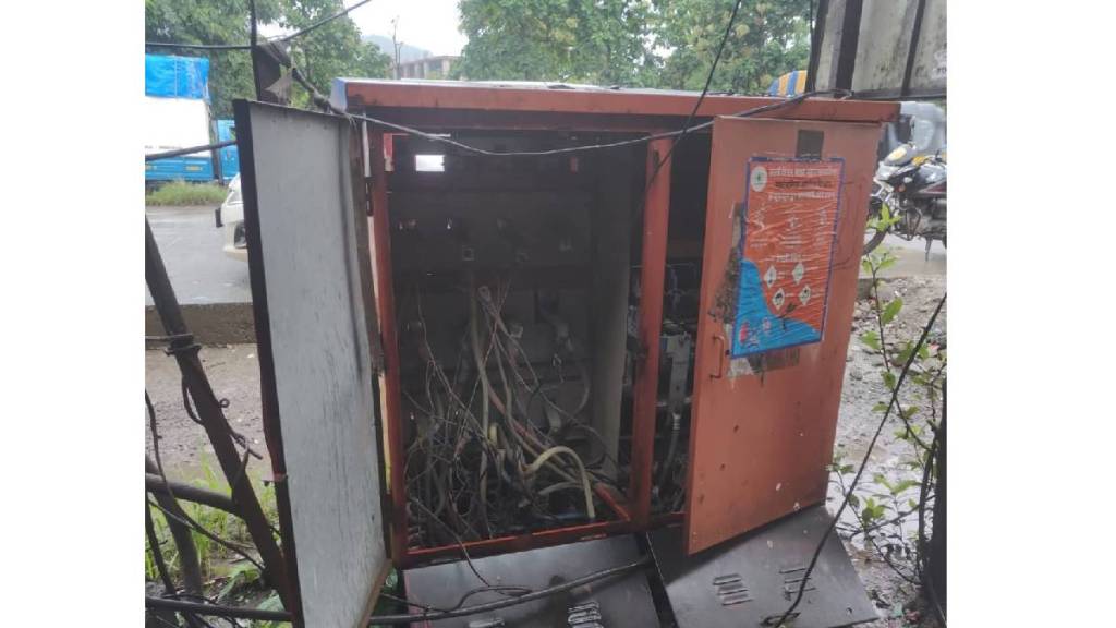 Danger of open electrical boxes in many places in Vasai