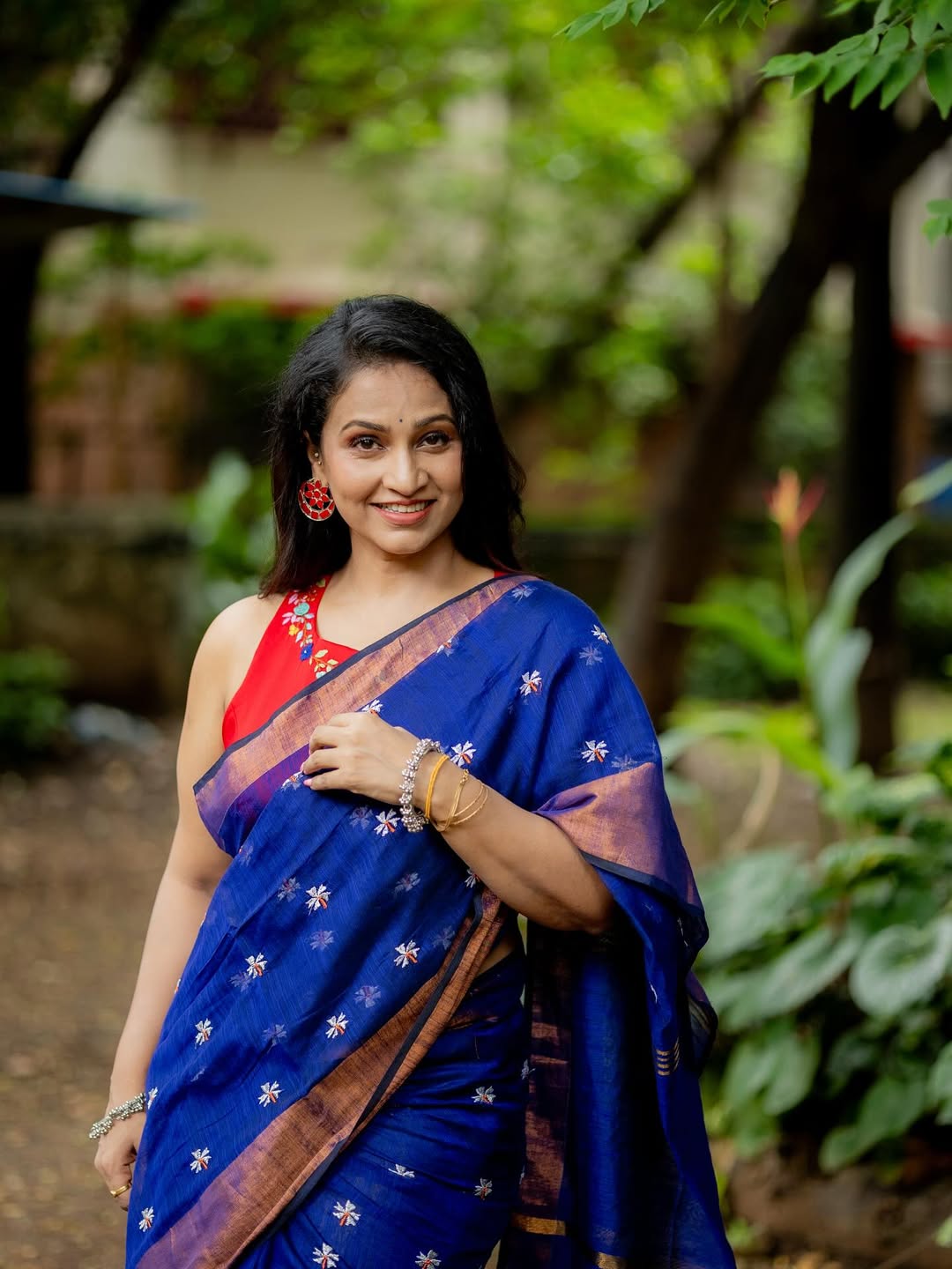 Dipti Ketkar Pure Cotton Silk Jari Prajakta Saree