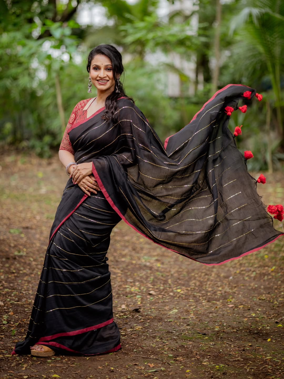 Dipti Ketkar Pure Cotton Silk Jari Prajakta Saree