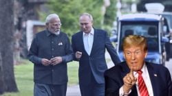 Donald Trump: डोनाल्ड ट्रम्प म्हणतात, “मला काही फरक पडत नाही, भारत आणि रशियाने मिळून दोघांच्या अर्थव्यवस्था बुडवाव्यात”!