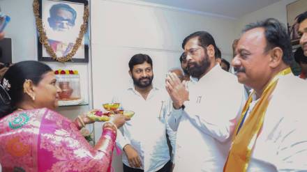 Eknath Shinde came to Wardha today for the program of Guardian Minister Dr Pankaj Bhoyar