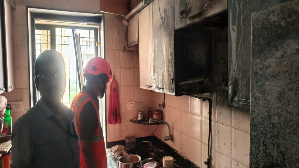 Fire breaks out on eleventh floor of Thane high rise panic spreads no casualties reported