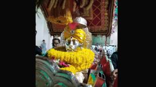 Gajanan Maharaj's palanquin in Marathwada, on the 31st at Shegaon