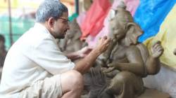 यंदाच्या गणेशोत्सवासाठी सिंधुदुर्ग जिल्ह्यात मूर्तीशाळांची लगबग; मातीच्या मूर्तींना वाढती मागणी