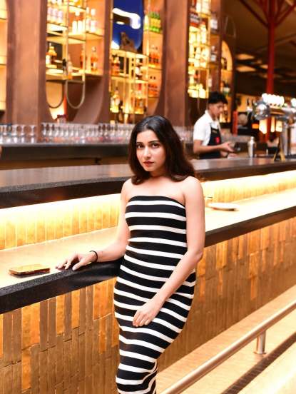 Gauri Nalawade Off-Shoulder Bodycon Dress