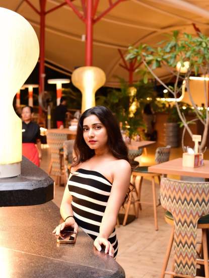 Gauri Nalawade Off-Shoulder Bodycon Dress