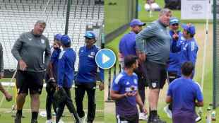 Gautam Gambhir Fight With Oval Chief Curator Lee Fortis While India Practice Video