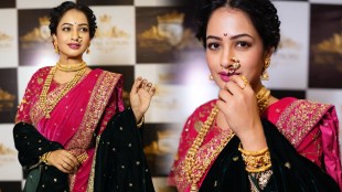 Girija Prabhu Pink Designer Nauvari Saree