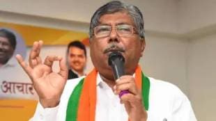 Guardian Minister Chandrakant Patil reacted to Jayant Patil while interacting with the Media