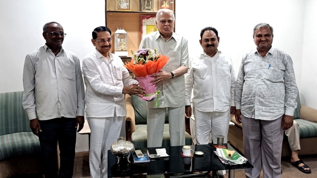 Gulabrao Deokar meets Suresh Jain sparking political talks in Jalgaon