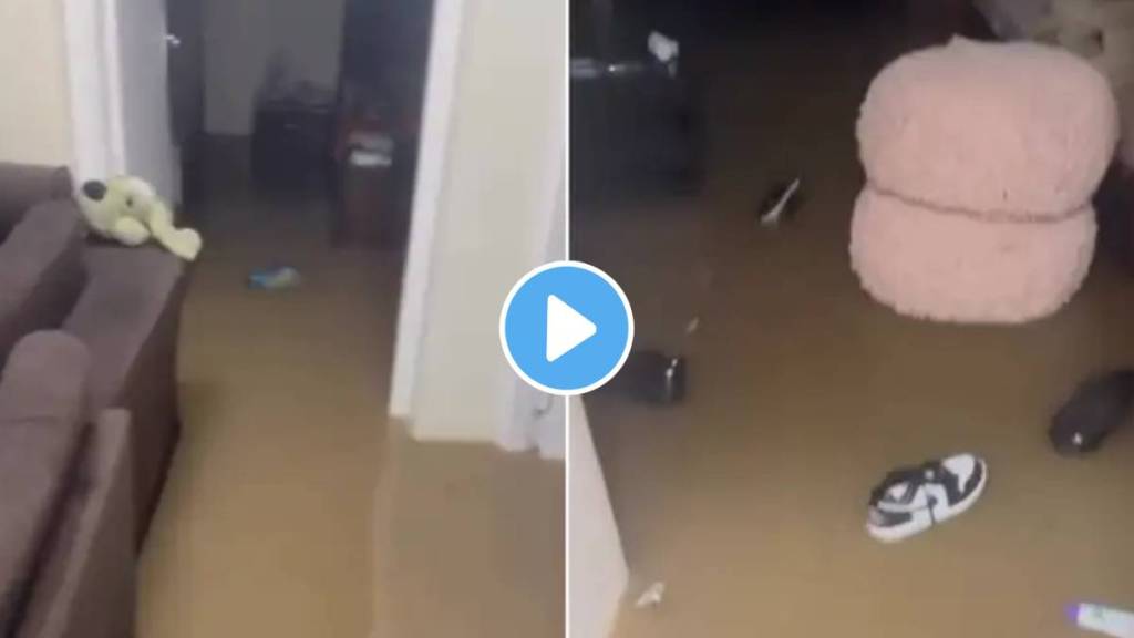 Gurgaon Rain Water Filled In Luxurious House Video