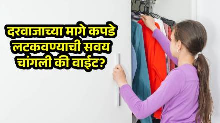 Vastu Tips For Hanging Clothes behind the home doors