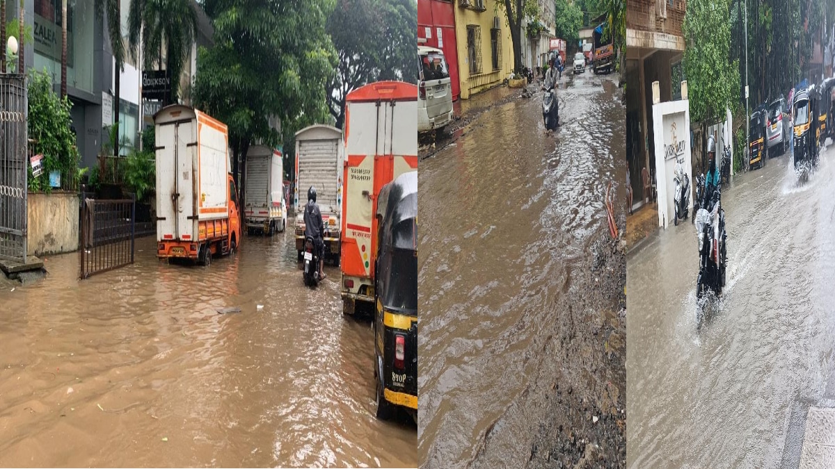 मुंबईच्या वाहतुकीत अडथळा आणणार्‍या कमी पडलेल्या भागात मुसळधार पाऊस पडतो