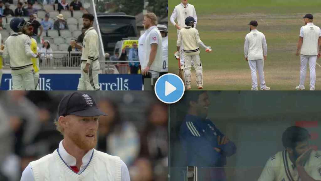 Ravindra Jadeja and India Refuse Shake Hands with England After Ben Stokes Offer to Call off Manchester Test Video