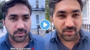 Indian tourist Europe viral video