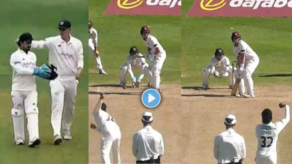 Ishan Kishan Imitates Harbhajan Singh and Shane Warne Bowling Action and MS Dhoni in 1 Over of County video