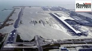 Japan kansai international airport is sinking