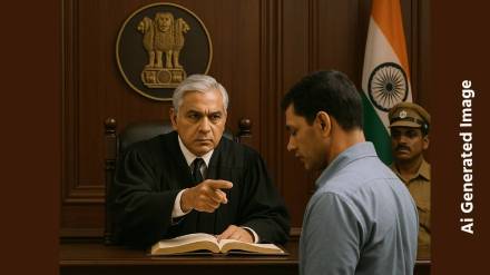 Judge sentence to man in district court