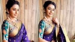 Photos: ‘पदरावरती जरतारीचा मोर…’ जुई गडकरीच्या पैठणी साडीतील लूकची चर्चा