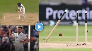 KL Rahul Clean Bowled by Josh Tongue With Perfect Ball Middle Stump Removed Video Viral