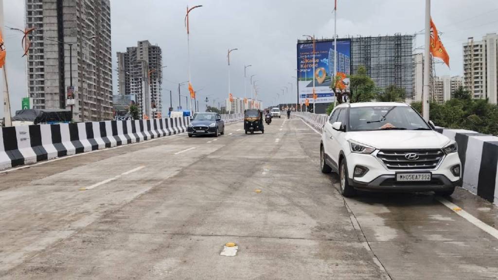 Shilphata road Katai Nilje Railway flyover opened for traffic traffic congestion Palava Chowk