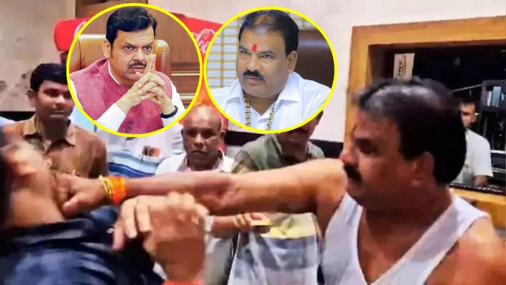 MLA Sanjay Gaikwad beats canteen worker