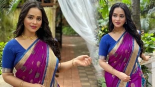 Madhura Joshi Purple Paithani Saree Look