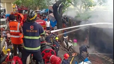Major Fire Breaks Out at Garage in Thanes Kopri Area