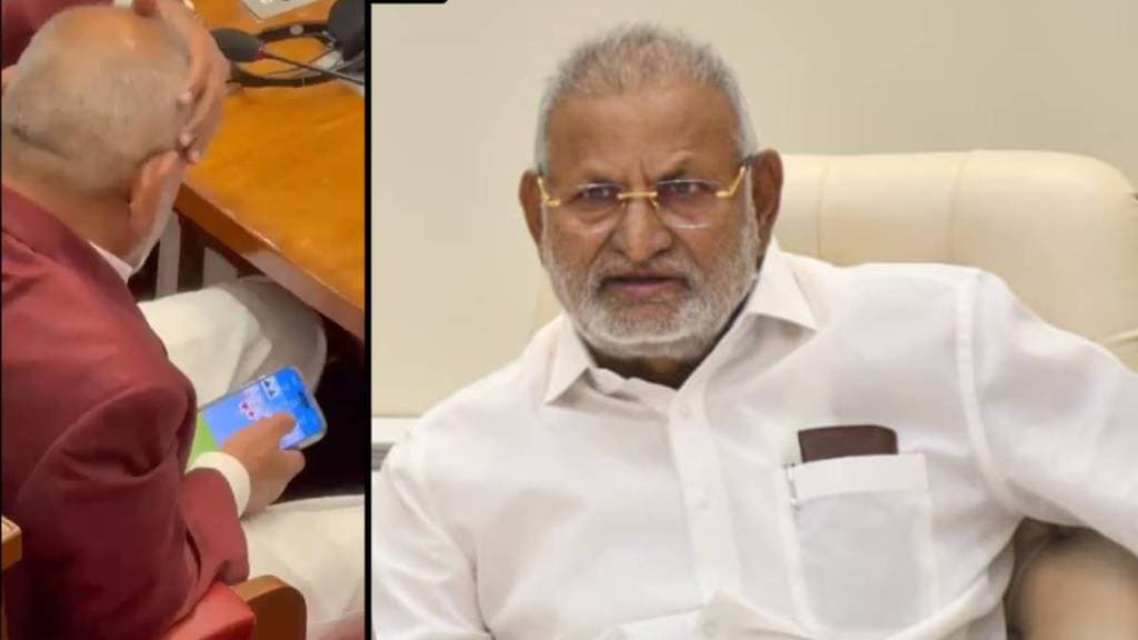 manik kokate denies playing rummy says video clip was incomplete Rohit pawar questions over farmers issues
