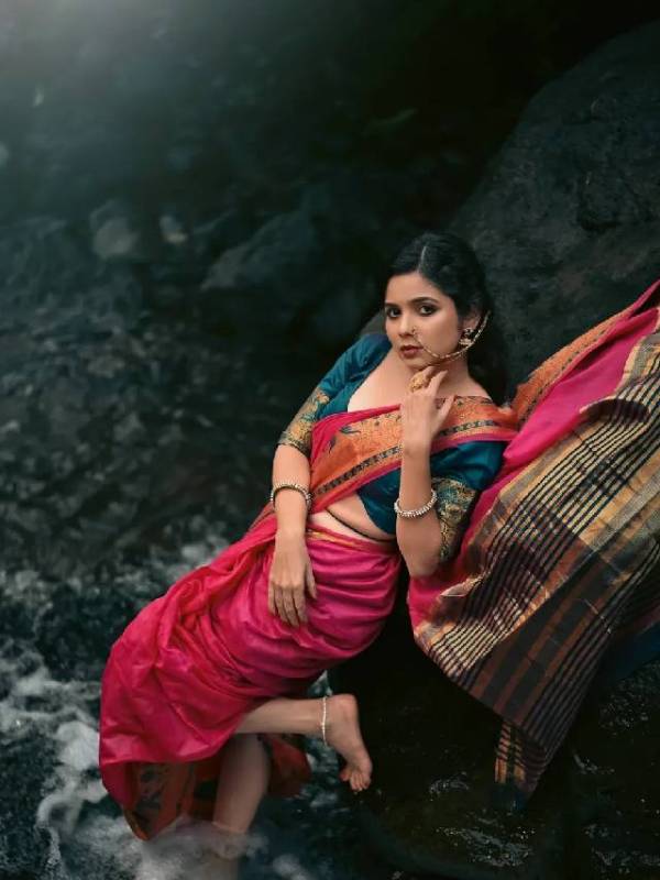 Marathi Actress Bhagyashree Milind jungle photshoot
