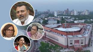 Marathi MP approach Nishikant Dubey in Parliament