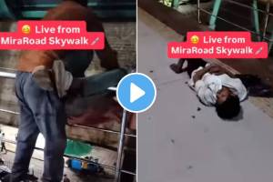 Mira Road skywalk shocking video viral