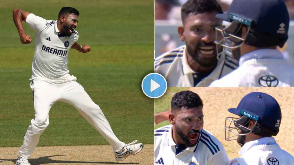 Mohammed Siraj Bold Celebration on Face of Ben Duckett Shoulder Bump Risks Sanction As Umpires Chats With Him Video