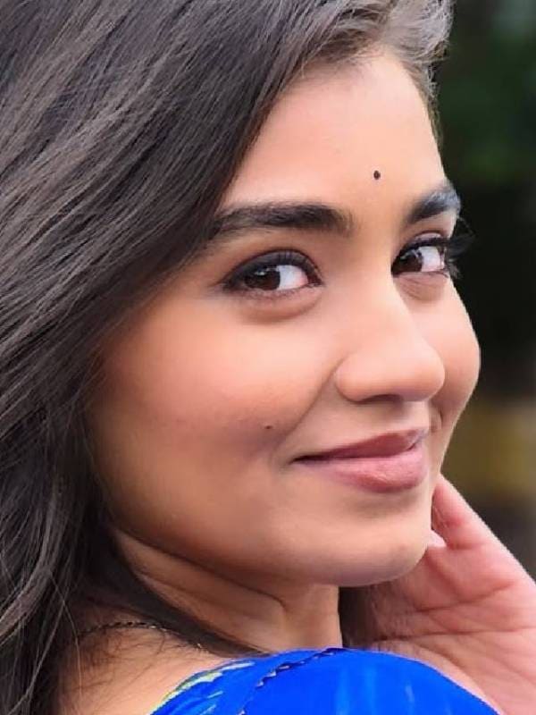 Mrunmayee Gondhalekar new look in blue dress