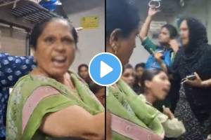 Mumbai Local Train fight Viral Video Marathi Language Controversy
