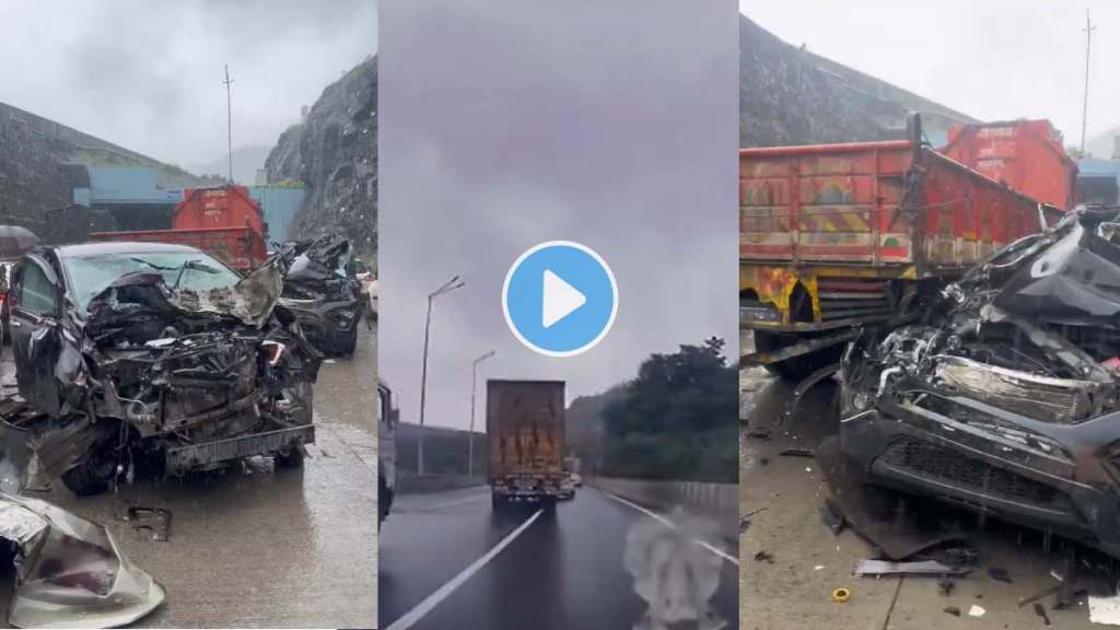 Mumbai-Pune Expressway Accident VIDEO