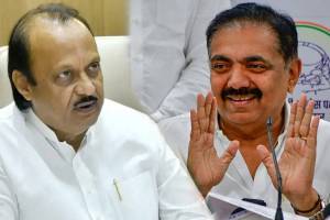 NCP Jayant Patil resignation AJit Pawar Reaction