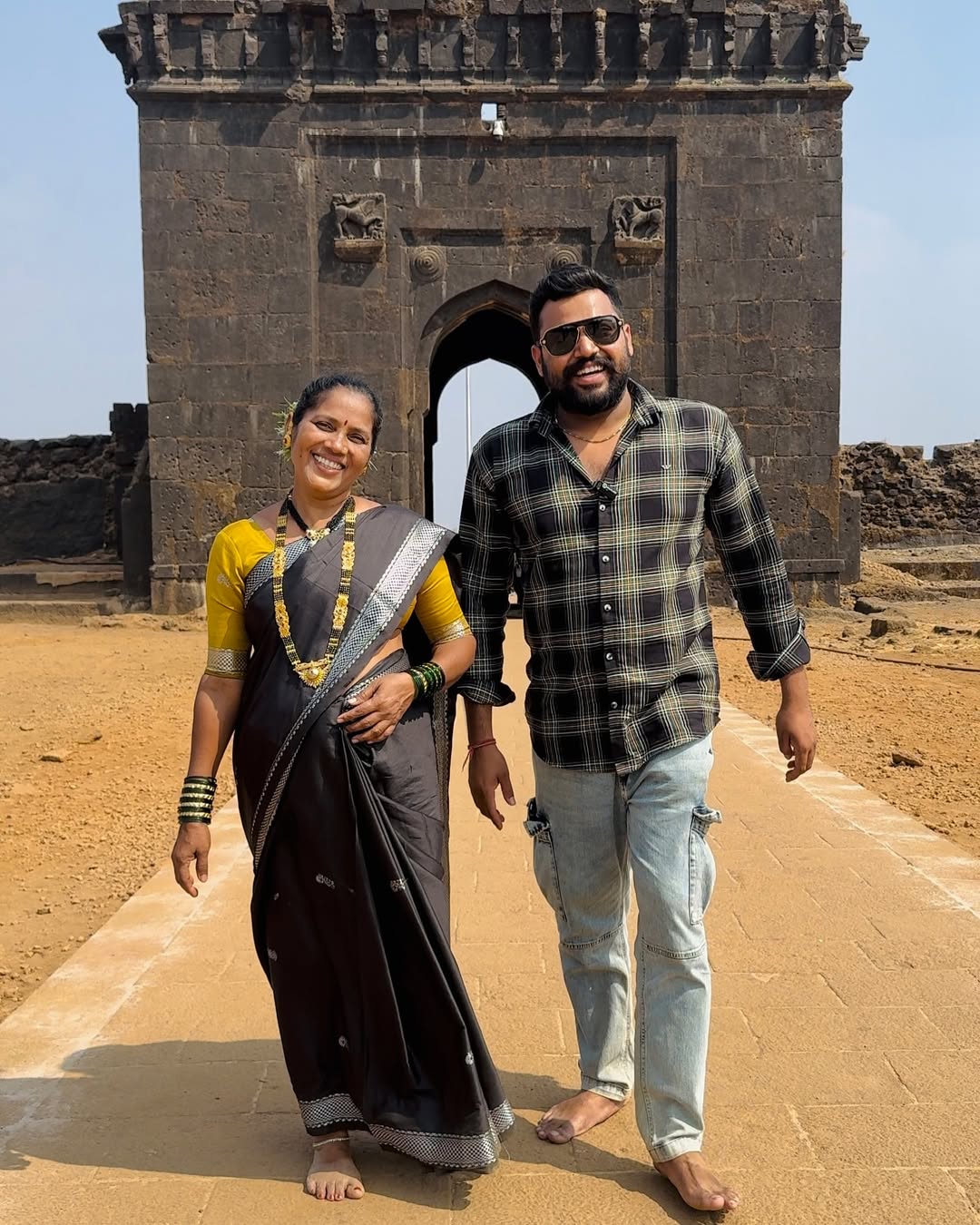 Nalinee Mumbaikar Son Vikrant Mumbaikar Engagement