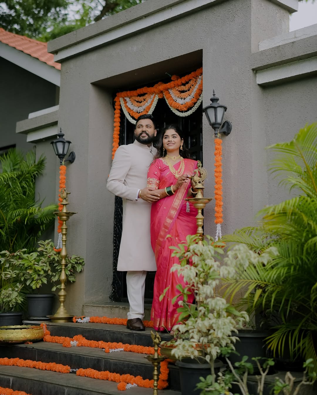 Nalinee Mumbaikar Son Vikrant Mumbaikar Engagement