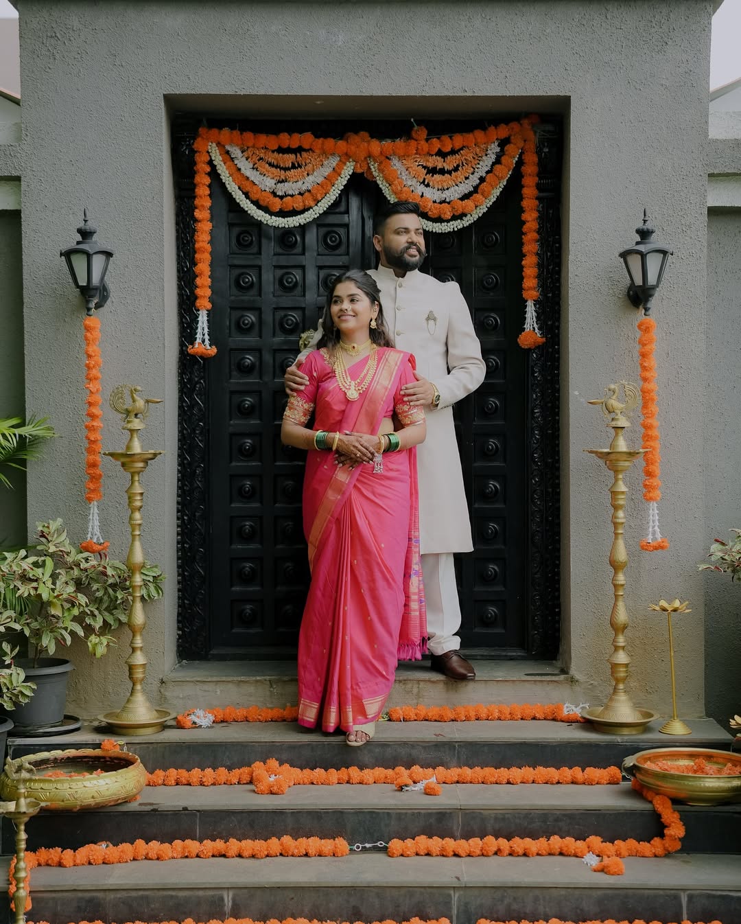 Nalinee Mumbaikar Son Vikrant Mumbaikar Engagement